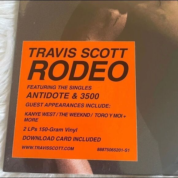 Sealed Travis Scott Rodeo Vinyl - Picture 2 of 4